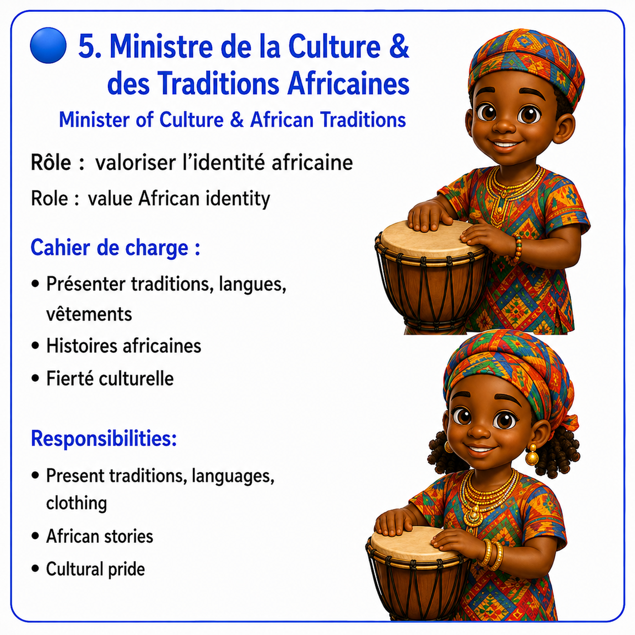 Ministère 5 de HINANO LAND
