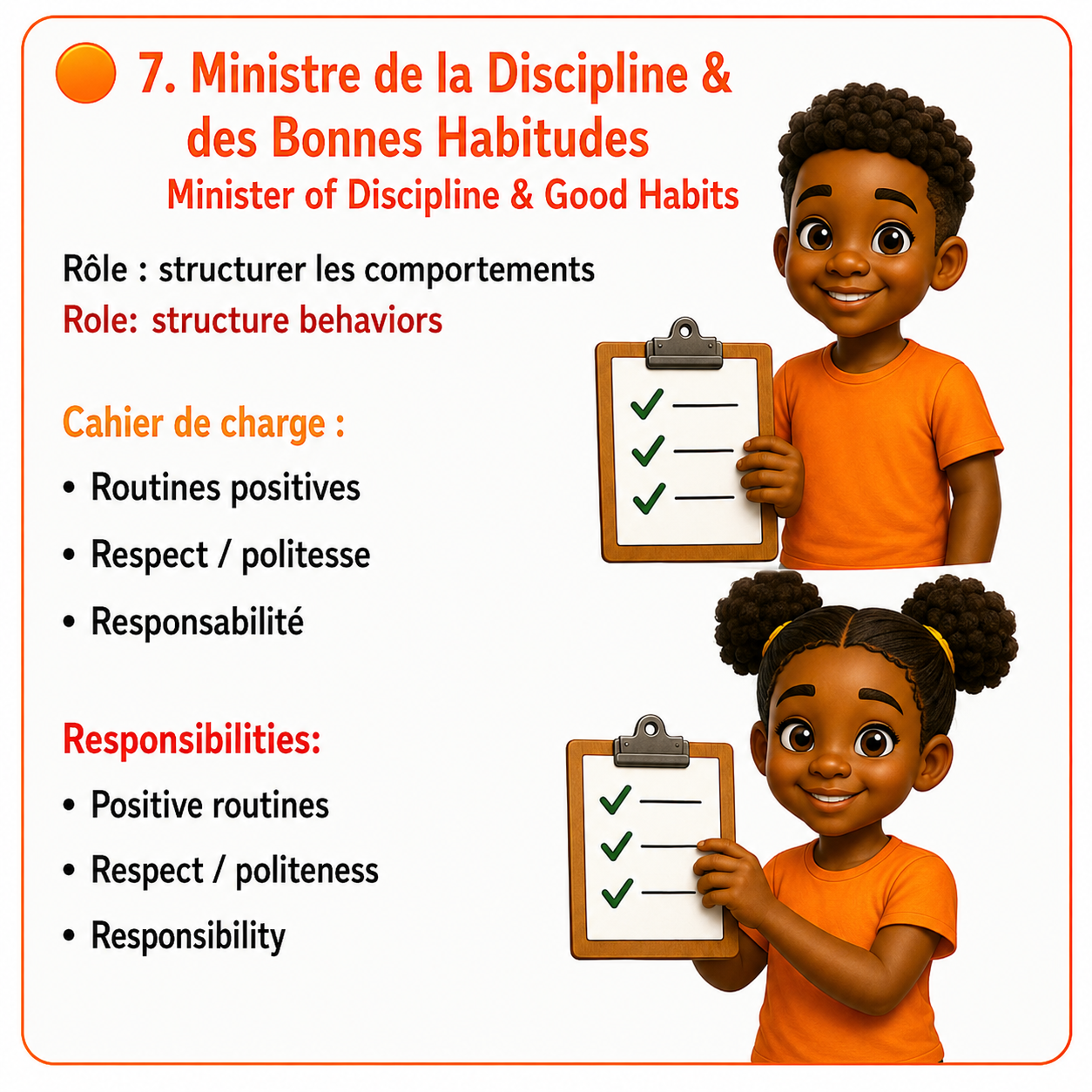 Ministère 7 de HINANO LAND