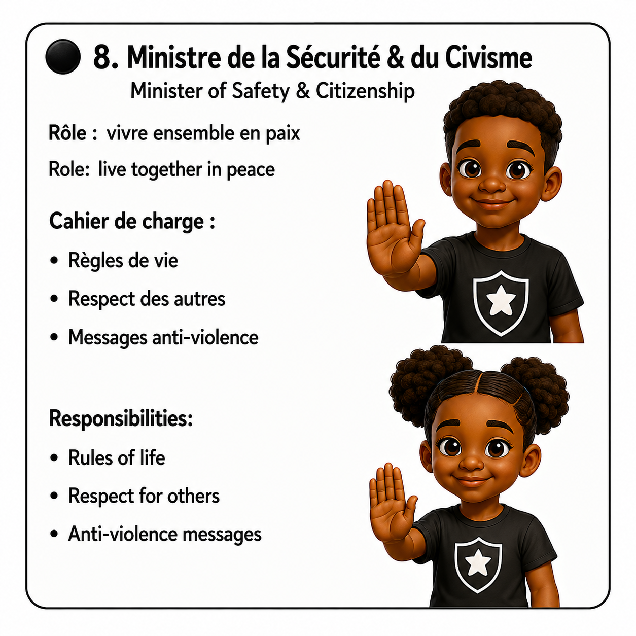 Ministère 8 de HINANO LAND