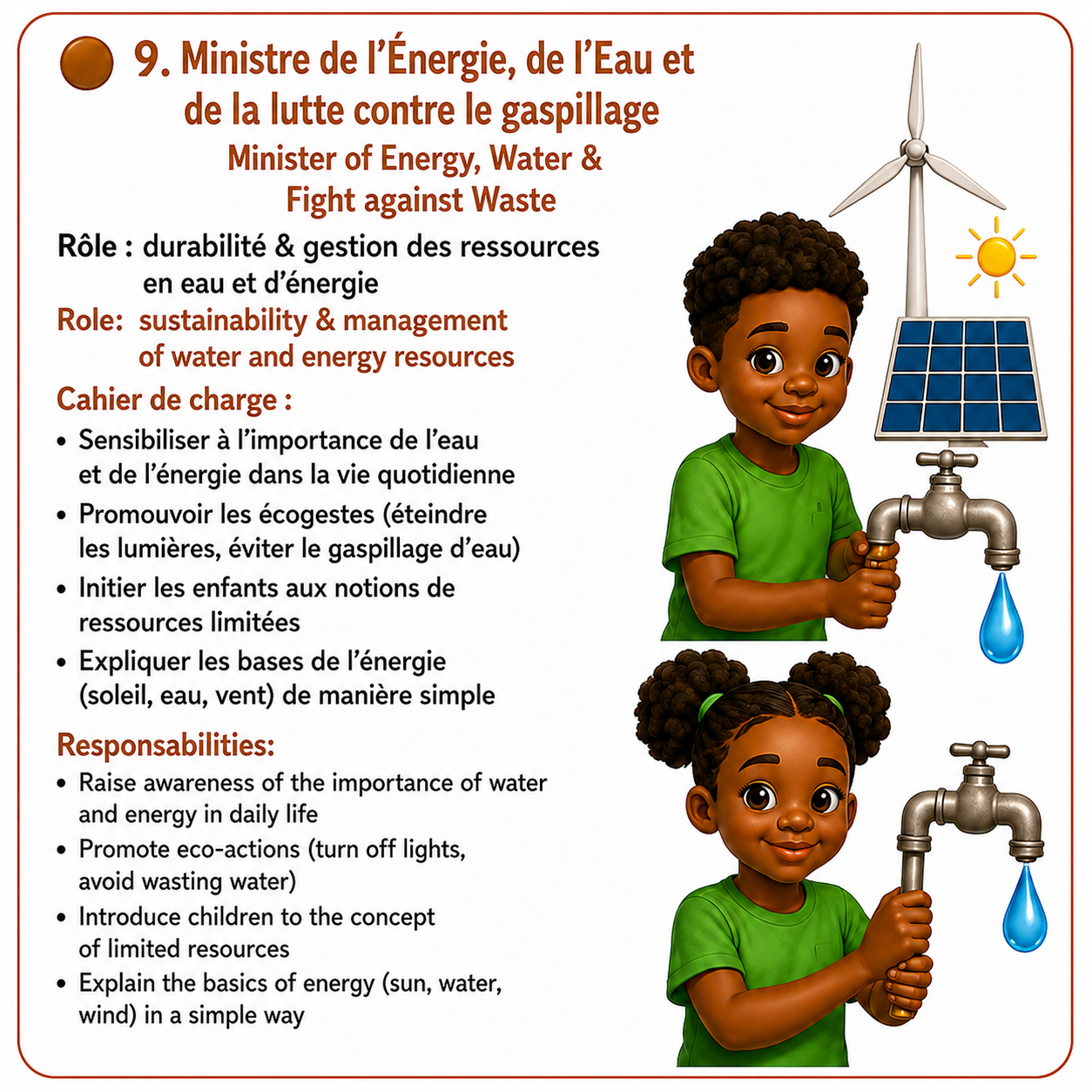 Ministère 9 de HINANO LAND