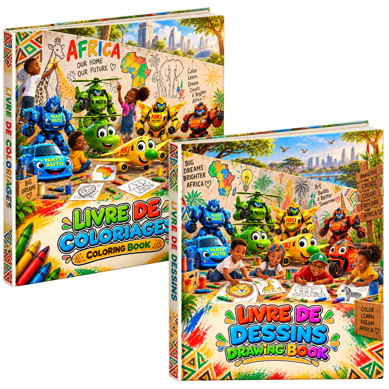 Livres de dessins et coloriages